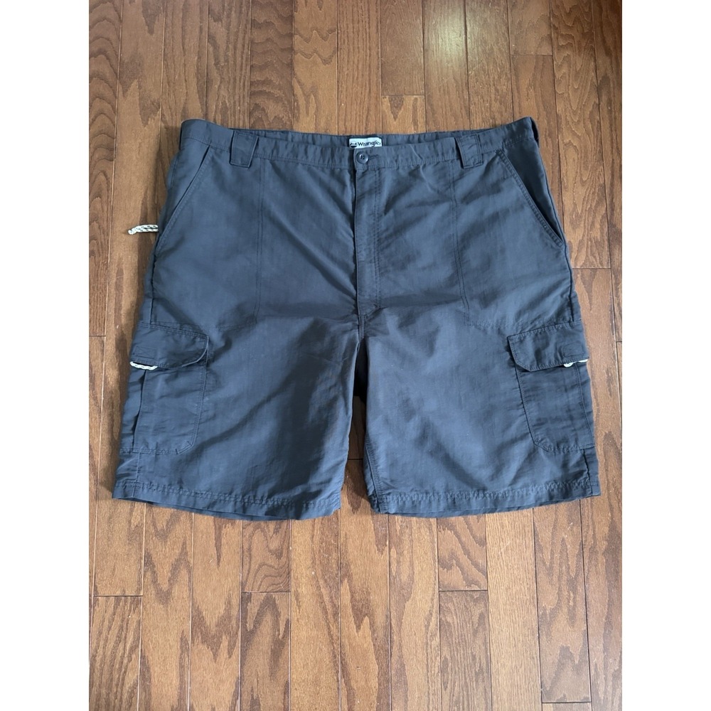 Wrangler Outdoor‎ Cargo Shorts Gray Hiking Utility Ripstop Men's 46